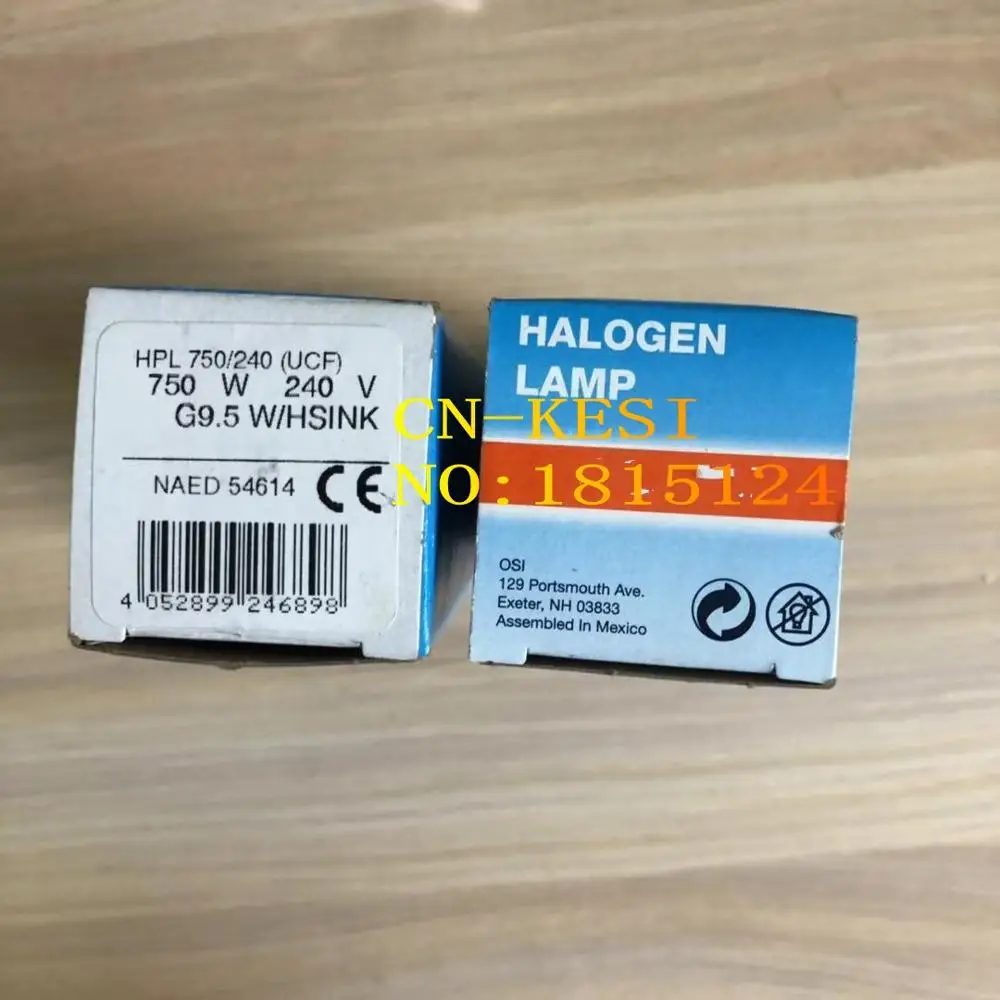 Оптовая продажа 12 шт/L0T для OSRAM HPL 575 W/750 W 240V G9.5 галогенная фотооптическая