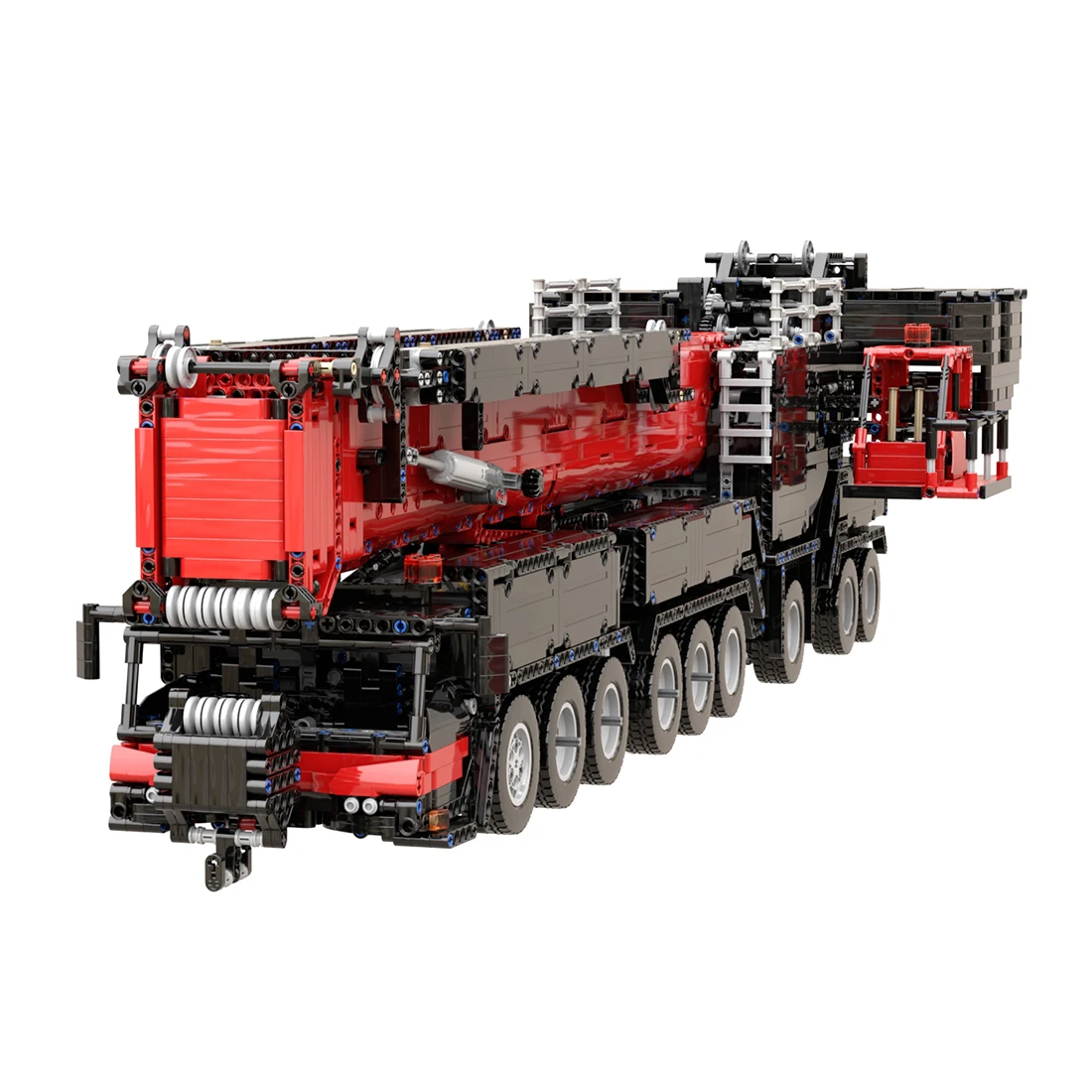7068 шт. Moc мелкие частицы 1:20 2 4G RC мобильный вездеход кран строительные блоки модель