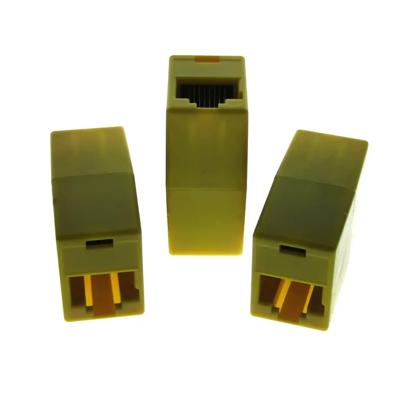 10 шт. Новый коннектор RJ45 Cat5 8P8C соединитель для удлинителя широкополосная сеть