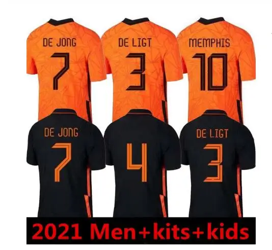 

Camiseta de fútbol de Bajos para hombre, 21 комплект, версия для aficionados, jugador, версия V.PERSIE, для детей, 2020