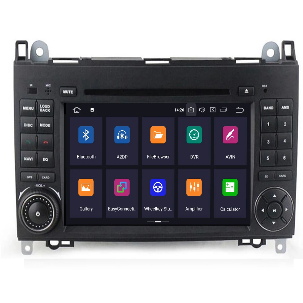 Автомагнитола DSP 4 ГБ 2 din GPS стерео для Mercedes Sprinter W906 Benz B200 A B класс W169 W245 Viano VitoW639