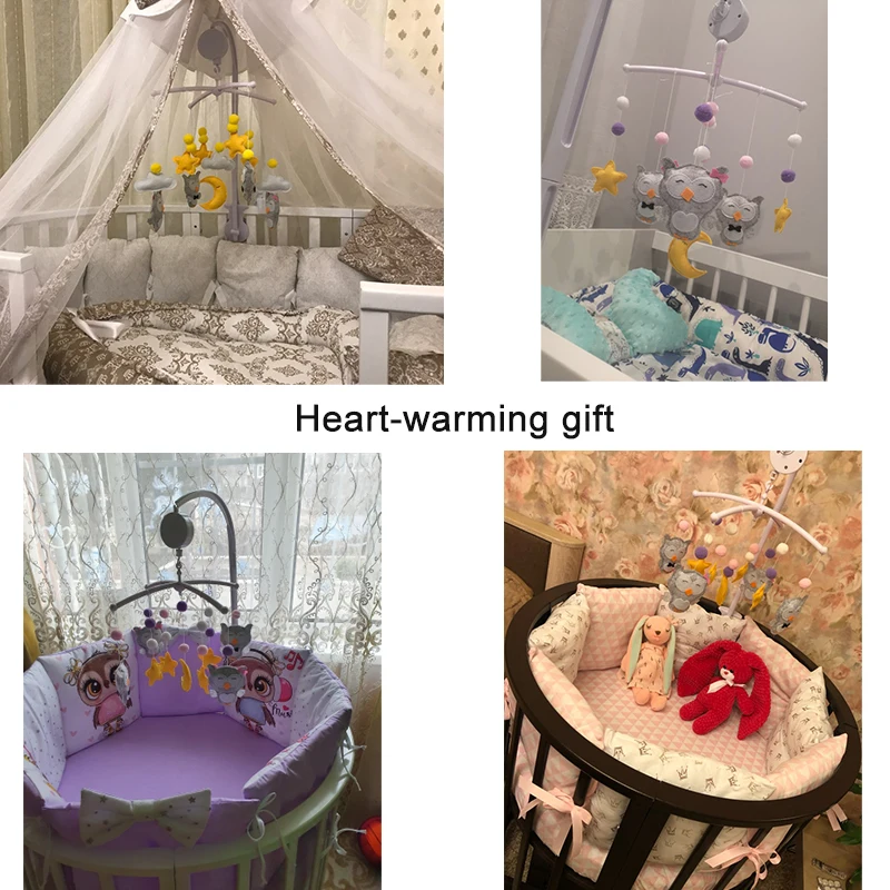 

Baby Mobile Rattles Toys 0-12 Months For Baby Newborn Crib Bed Bell Oyuncak Toddler Carousel Handmade For Rattles Cots Kids Toy