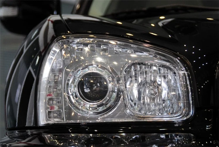 Для hyundai Santa Fe 2001-2006 крышка фары корпус прозрачный абажур маска стекло объектива