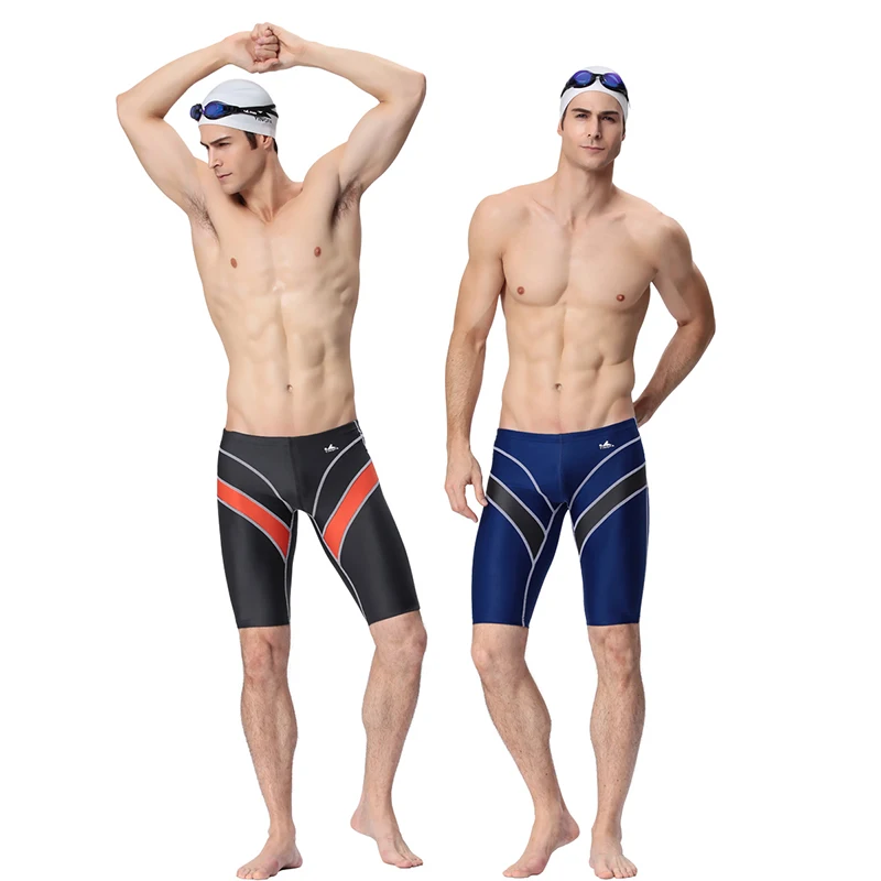 YINGFA 9402 Competition Jammer Men's Swimwear FINA Approved Men Training Swimsuits Quick-drying Anti-chlorine Swimming Trunks