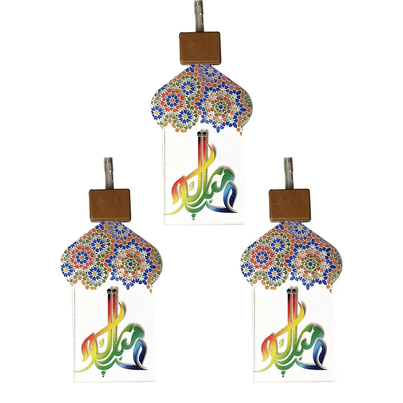 

Ramadan Eid Al-Fitr Led Atmosphere Lighting Chain Mosque Castle Night Light Muslim Holiday Decorations party decor