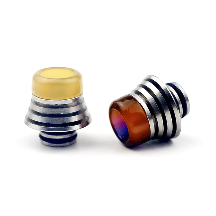1 шт. 510 металлический капельный наконечник эпоксидная смола мундштук vape