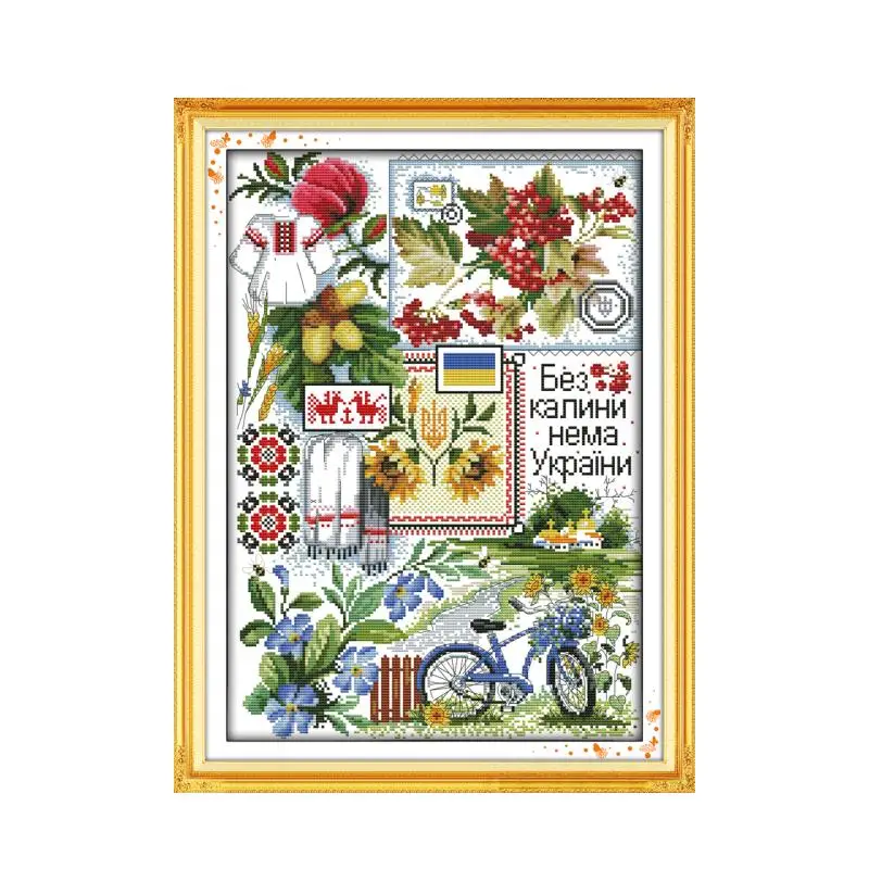 

Набор для вышивки крестиком aida 14ct 11ct, с напечатанным предметом, вышивка ручной работы «сделай сам»