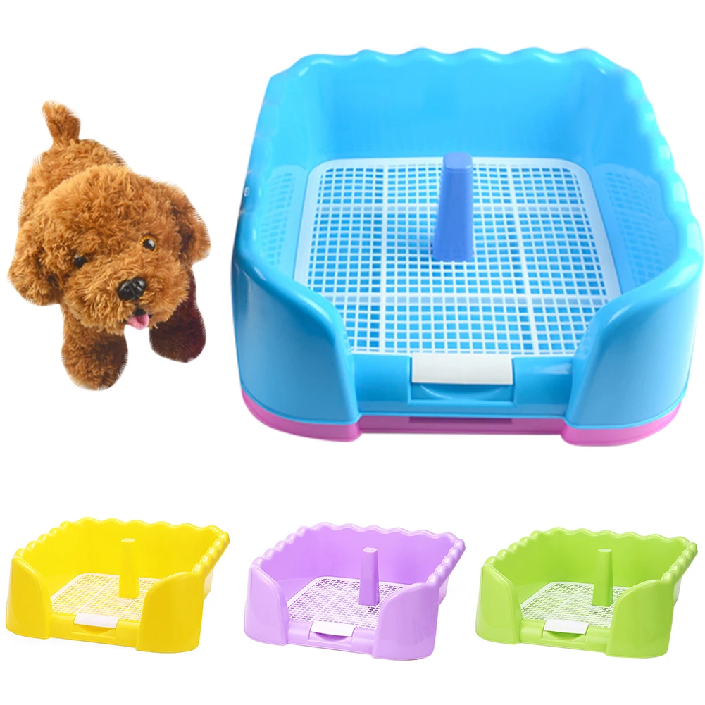 Обучающий туалет для домашних животных портативный огражденный лоток сетчатый