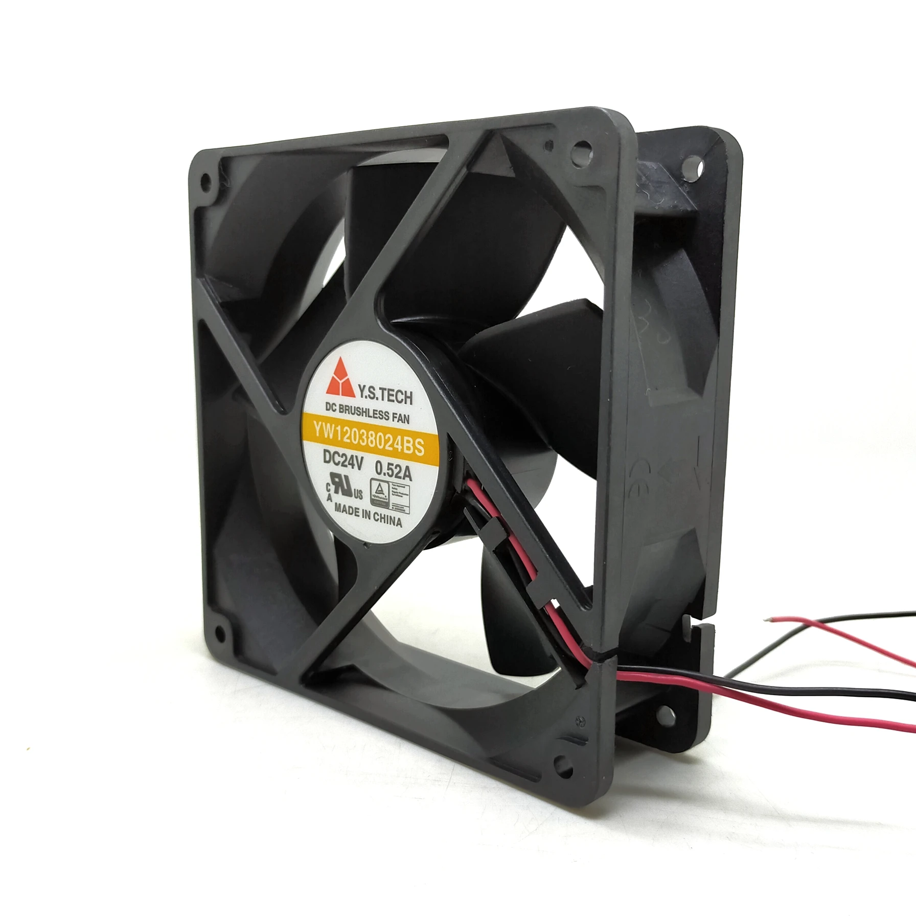 Yw12038024bs Y.S Tech 12038 120X38mm DC 24В двухпроводной инверторный Вентилятор охлаждения