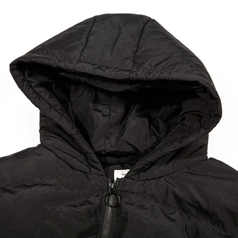 Утиный пух 20% белое корейское зимнее пальто размера плюс мужской пуховик парка с