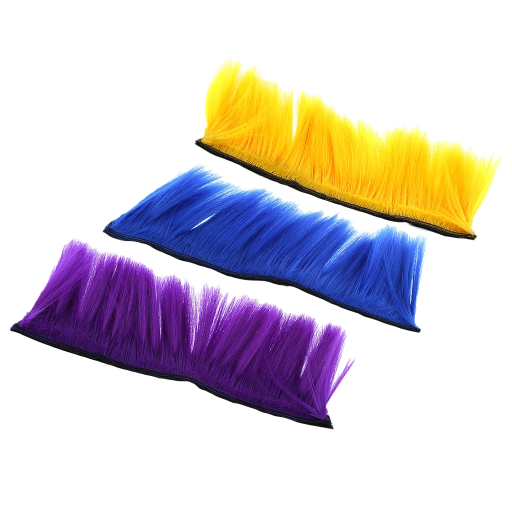 

3x Popular Helmet Mohawk Wig Costumes Hairpiece for Street Motorcycle Bike