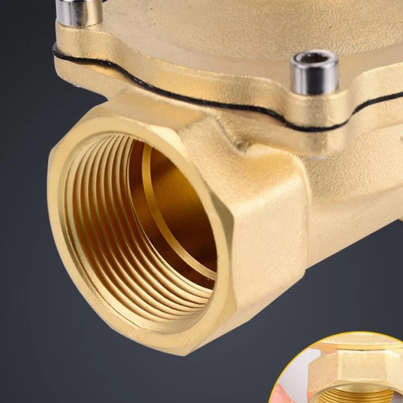 

Brass Solenoid Valve 2W-160-15 Temperature Resistance Water Valve Spray Valve Pneumatic Solenoid Control Valve