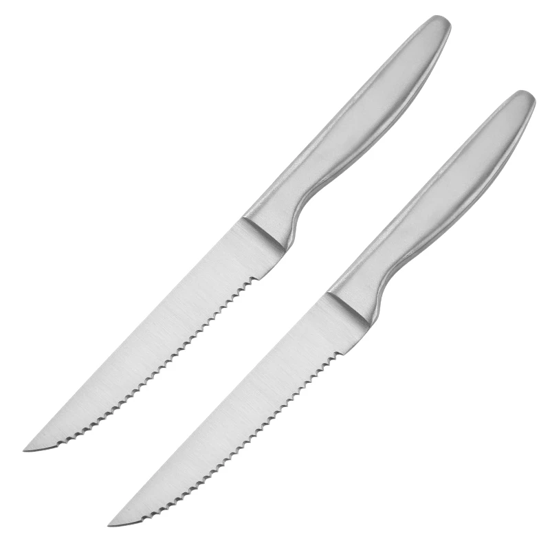 2-Pack полный нож для стейка из нержавеющей стали отель Западный Западная Посуда |