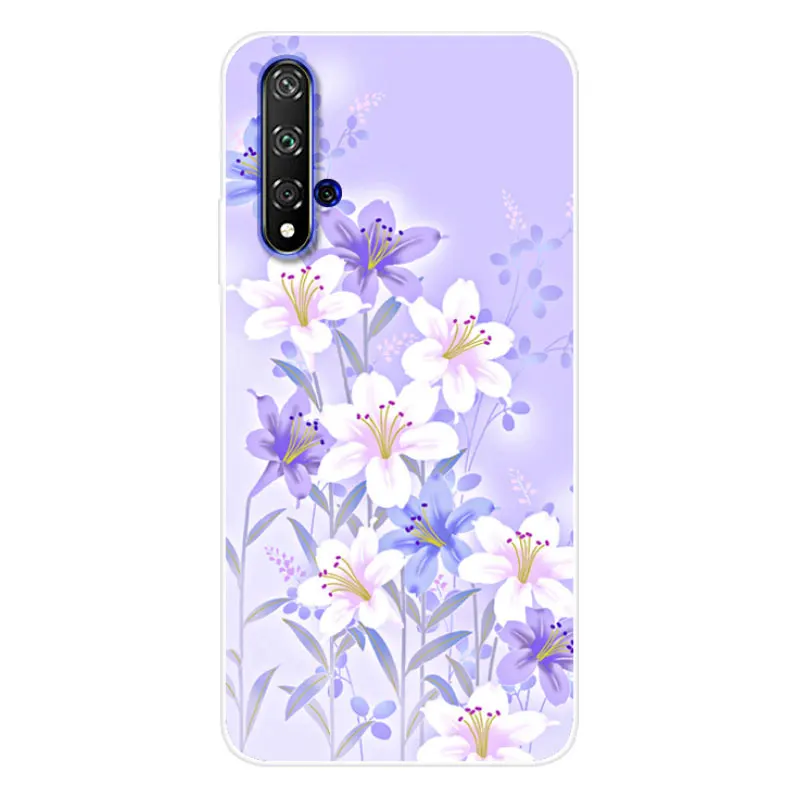 44 Для Nova 5T чехол huawei Nova 5T чехол силиконовый ТПУ Мягкая задняя крышка чехол для huawei Nova5T чехол Чехол Nova 5T 5 T бампер - Цвет: 44
