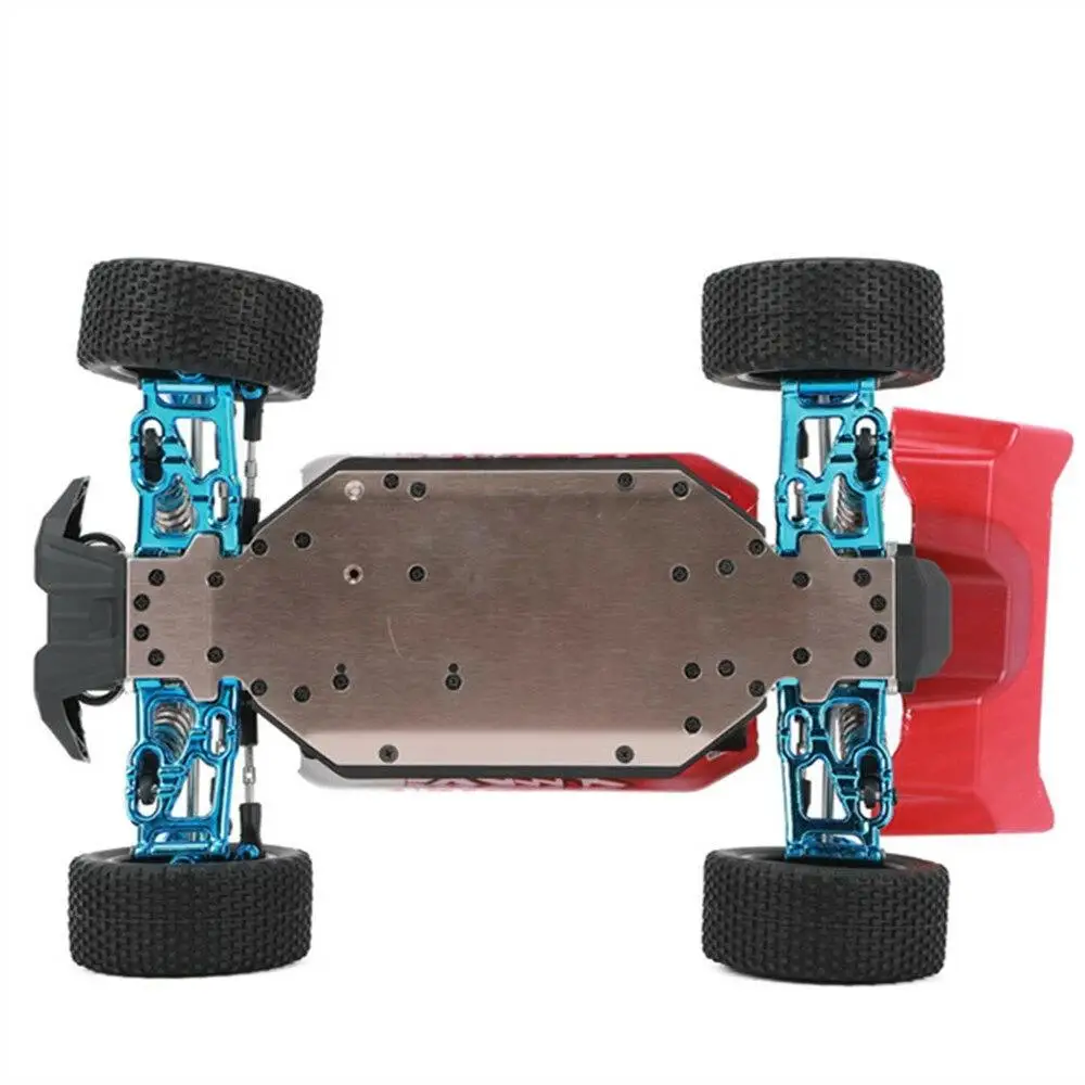 

Xlf F16 Rtr 1/14 2.4ghz 4wd 60km/h Metal Chassis Rc Car Full Proportional Vehicles Model Blue+extra Tires