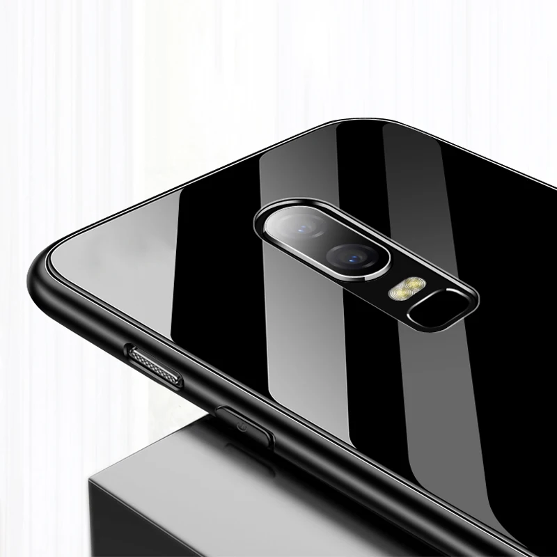YUETUO стекло бронированный телефон назад etui, coque, чехол, чехол для one plus 7 pro 6 6 t 5 t 6 t 5 t для oneplus 7 аксессуары