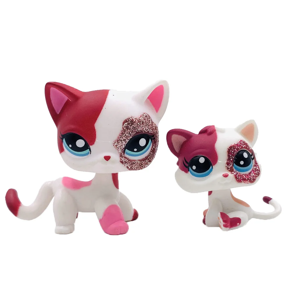 LPS редкая кошка маленькие животные игрушки для зоомагазина милая котенка стоячая