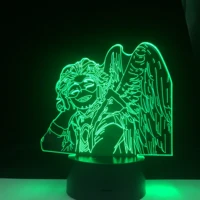 hawks keigo takami led anime lamp my hero academia room decor nightlight remote control colors gift table 3d lamp dropship