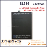 100 original 3300mah bl256 li ion battery for for lenovo lemon k4 note k4note x3 lite k51c78 a7010 batteriestracking number