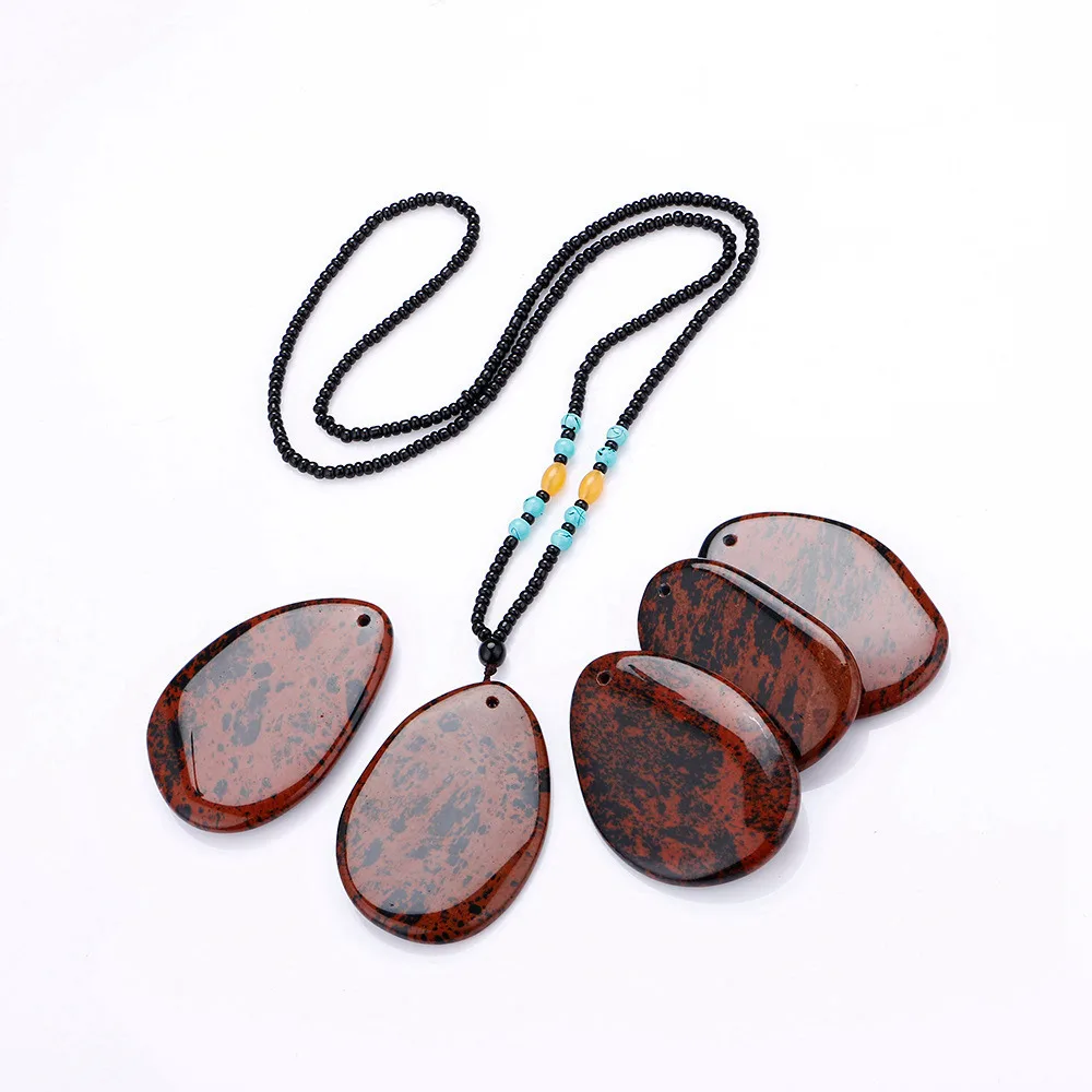 Natural Golden Swan Stone Pendant Ladies Sweater Chain Used in jewelry making DIY necklace accessories | Украшения и аксессуары