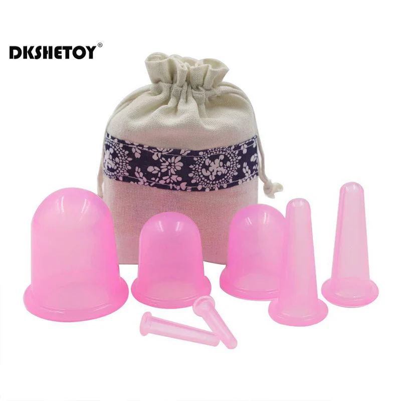 

Вакуумные банки для массажа лица и шеи, 7 шт.