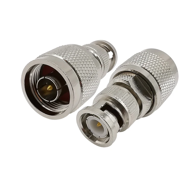 

1Pcs BNC Male to N Male RF Coaxial Adapter Straight N Type Plug to BNC Plug Connector Converter