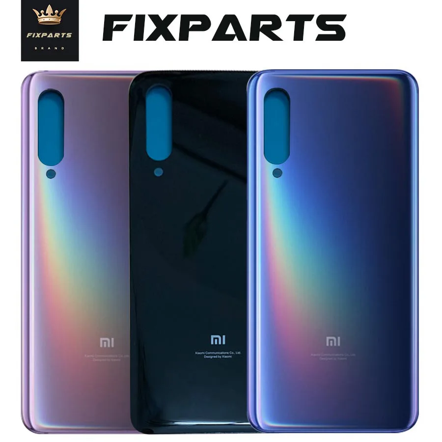 Новинка для Xiaomi mi 9 Задняя крышка батареи задняя дверь корпус стеклянная панель Mi9
