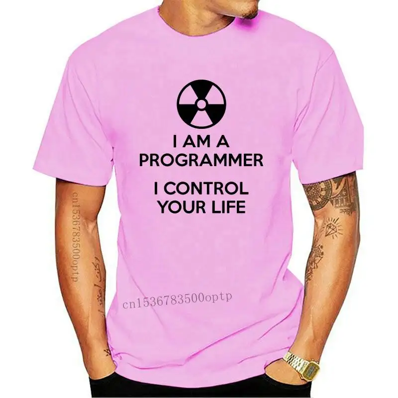 

Asian Size Men And Women Print I Am A Programmer Geek Funny T Shirt O-Neck Short Sleeve Summer Casual T-shirt HCP939