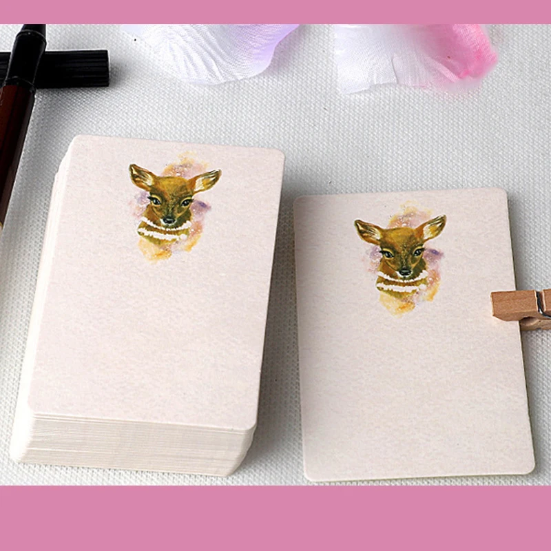 Винтажные пустые карты Diy многофункциональные для записей подарочные открытки