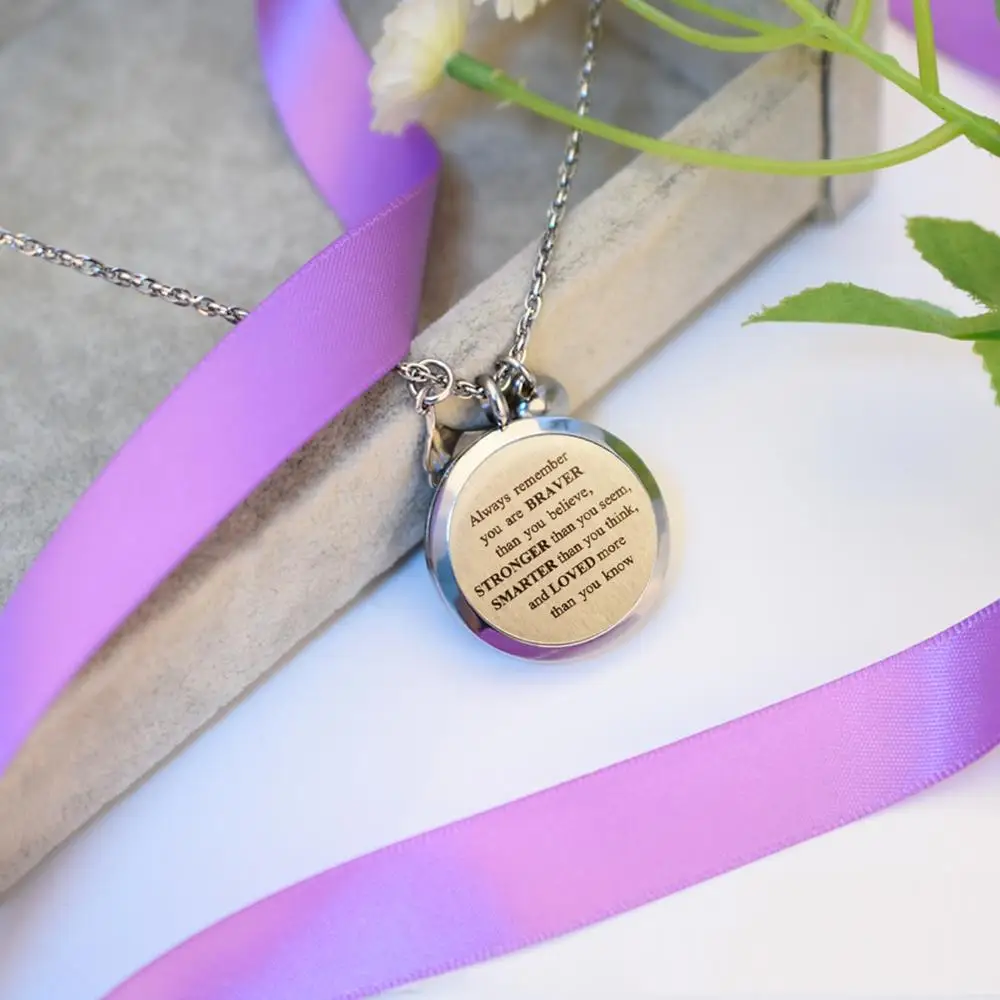 SOITIS 12 видов стилей коробка Арома духи кулон с камнем рождения листовые украшения