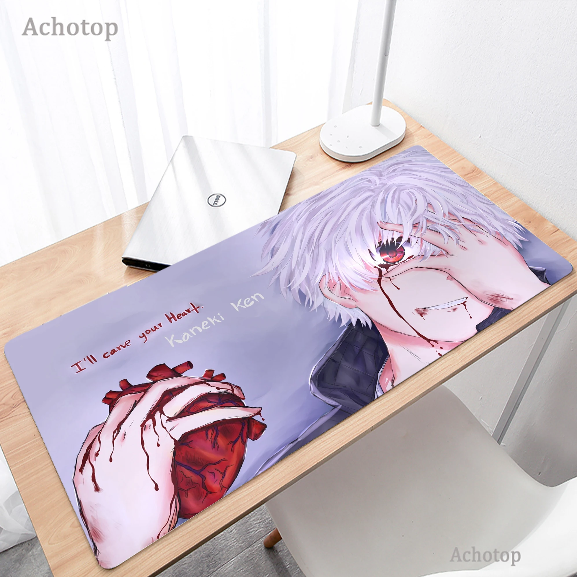 

Computer Mousepad Speed Locking Edge Large Natural Rubber Waterproof Game Desk Keyboad Mat for Tokyo Ghoul Styl Mouse Pad
