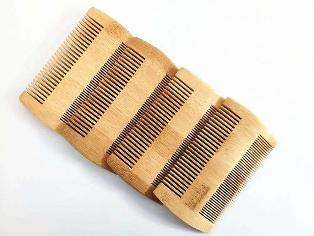 Расческа для бороды Мужская 1 шт. из бамбукового дерева | Красота и здоровье