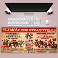 team fortress mouse pad speed keyboards mat rubber gaming mousepad desk mat for game player desktop pc computer laptop