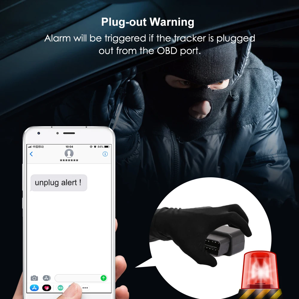 OBD Car GPS Tracker Plug-out Alarm Mini Plug &amp Play Vehicle Geo-fence Locator Free Web APP | Автомобили и мотоциклы