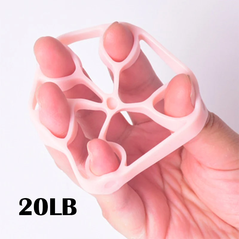 Зажим для пальца с силиконовой ручкой тренер эластичных лент на кистевой