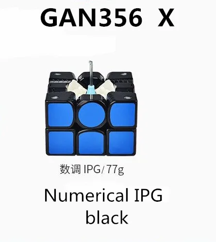Gan354M 3x3x3 Магнитный куб Gan356 air SM X R S GAN XS RS 356 354 RSC GAN354 M 3x3 магический скоростной куб, развивающие игрушки - Цвет: Numerical IPG black