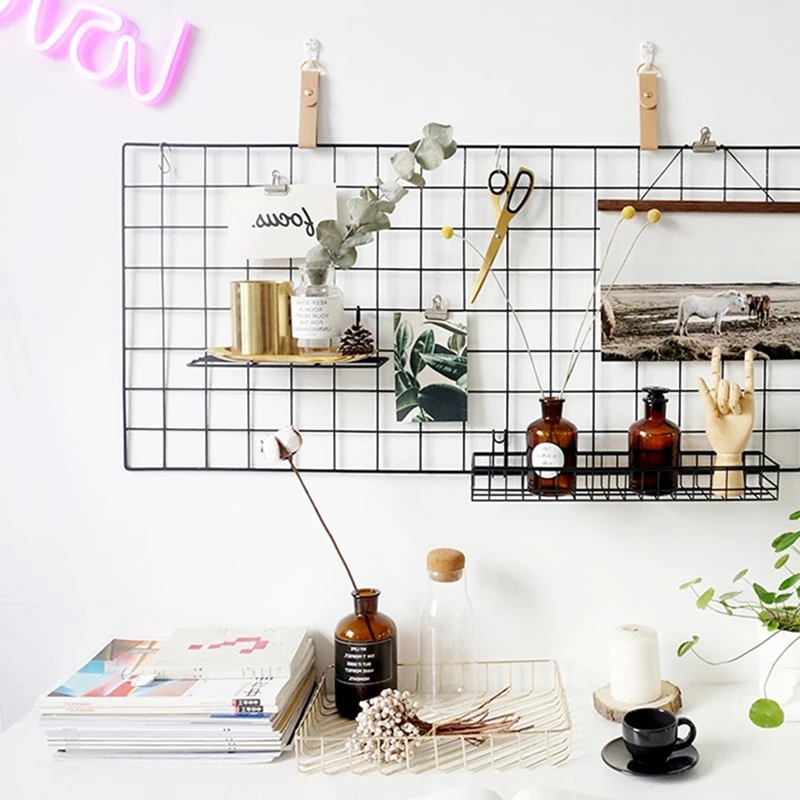 Настенное крепление сетка домашняя корзина для хранения Подвесной Настенный