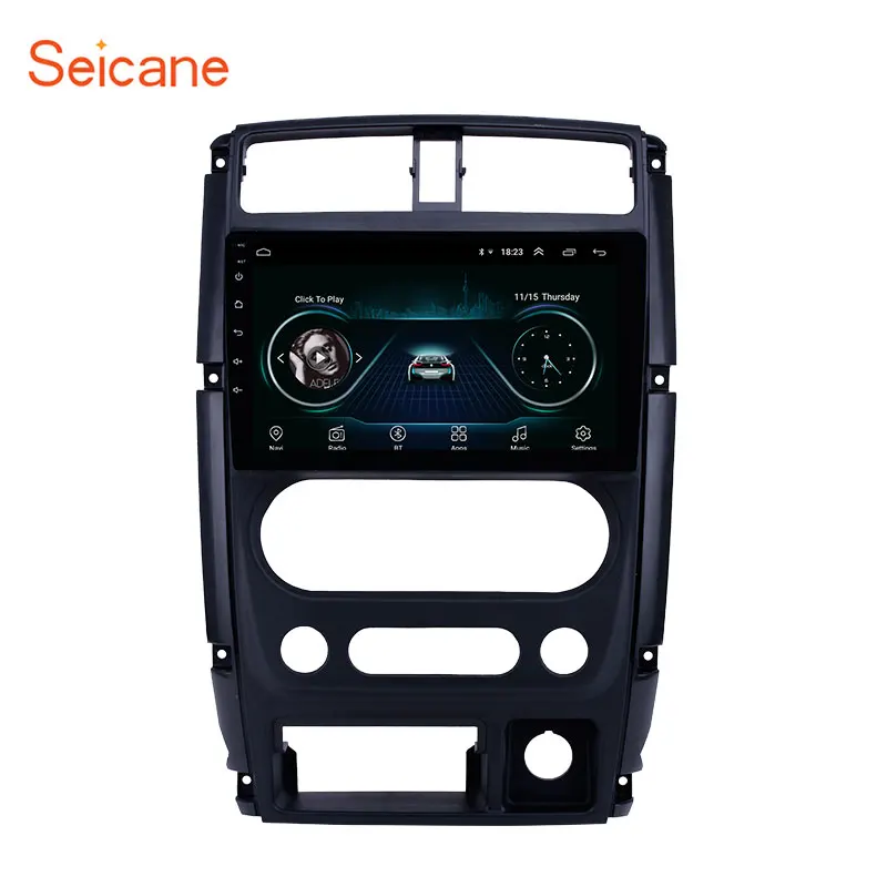 Seicane Автомобильный мультимедийный плеер 2din 9 дюймов Android 8,1 Автомобильный gps радио для 2007 2008 2009-2012 Suzuki Jimny поддержка Carplay DVR SWC