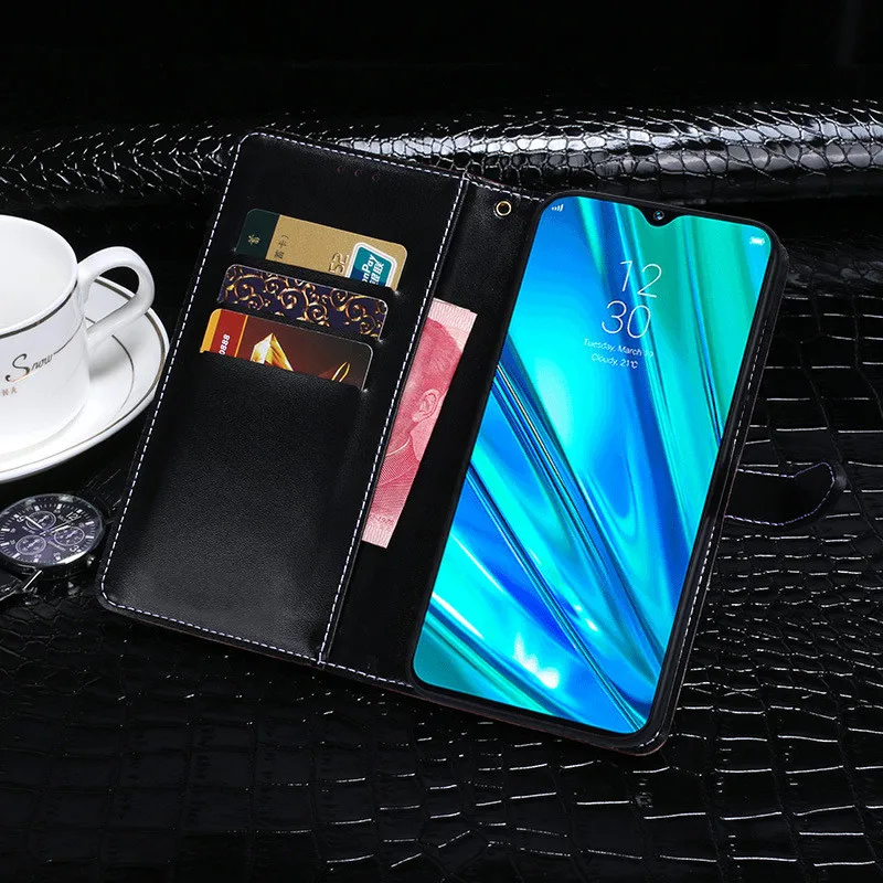 Стильный кожаный чехол с узором крокодиловая кожа для Oppo Realme 5 Pro 5Pro роскошный