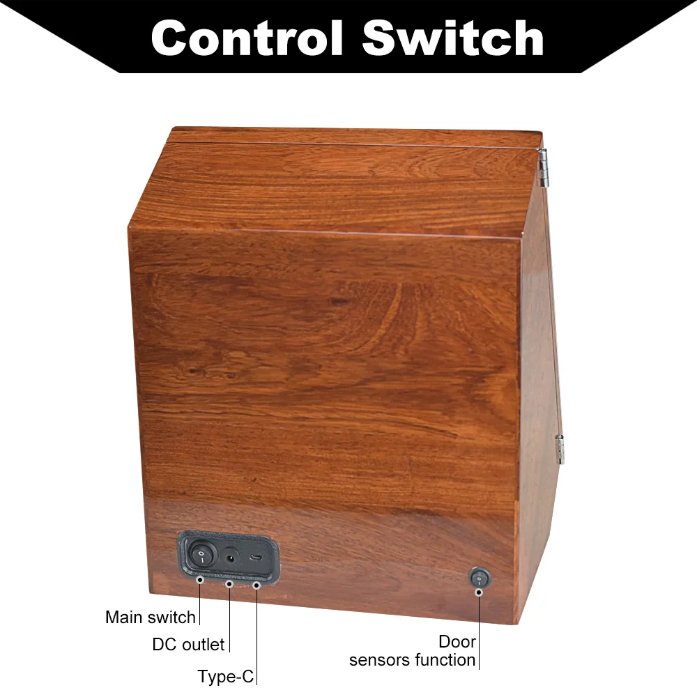 Роскошный Твердый телефон с 9 часами дисплей механическая вращающаяся коробка