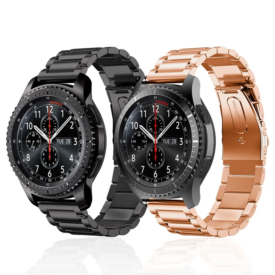 Браслет Gear S3 Classic Frontier для Samsung Galaxy watch 46 мм ремешок из нержавеющей стали S3|Ремешки