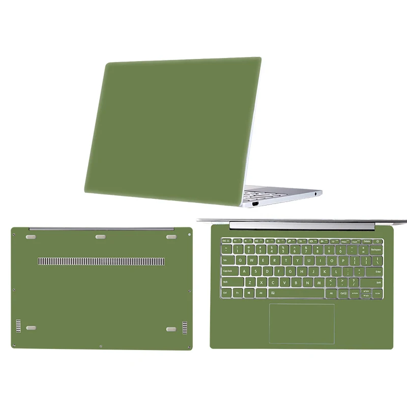 army green Наклейки для ноутбука для Xiaomi mi Air 12,5 13,3 Pro 15,6 дюймов виниловые наклейки для Xiao mi Red mi Book 14 дюймов - Цвет: army green