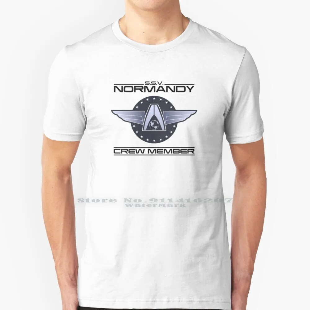 Ssv футболка команды Нормандии 100% чистый хлопок швнормандия Нормандия Sr1 Sr2 Masseffect