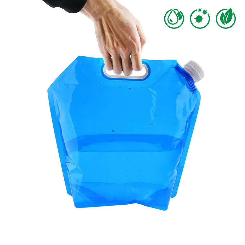 5L/10L Открытый складной мешок питьевой воды автомобиль перевозчик Воды Контейнер Открытый Кемпинг Туризм Пикник# YL5