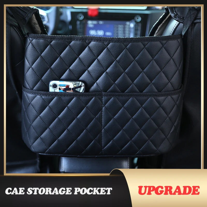 

Car Handbag Holder Car Storage Bag Rear Seat Back Hanging Pocket Car Seat Organizer Stowing Tidying Interior Accessories