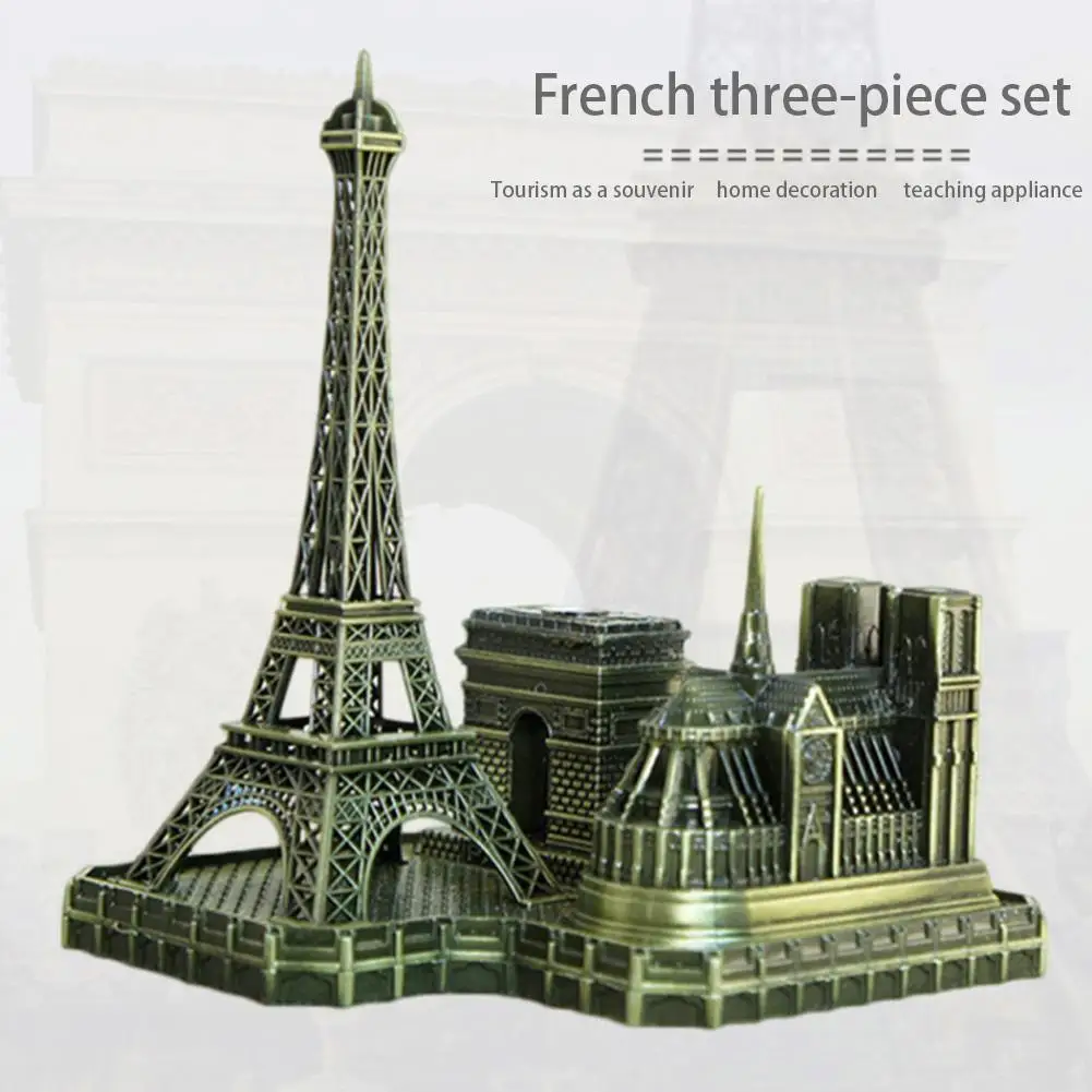 Металлическая архитектурная Статуэтка всемирно известный памятник здание офис