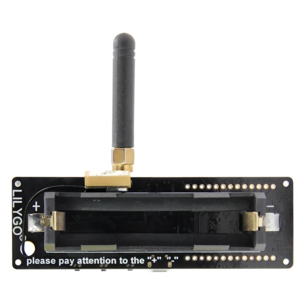 LILYGO TTGO T-Beam V1.1 ESP32 433/868/915/923Mhz WiFi Wireless Bluetooth Module GPS NEO-6M SMA LORA 32 18650 Battery Holder - купить по