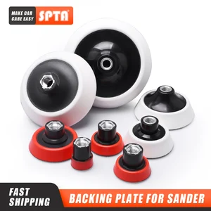 (Распродажа) SPTA 12343,5-дюймовая задняя пластина с мягкими краями для роторного полировщика 25 мм-56 мм крючок и петля клейкая задняя пластина