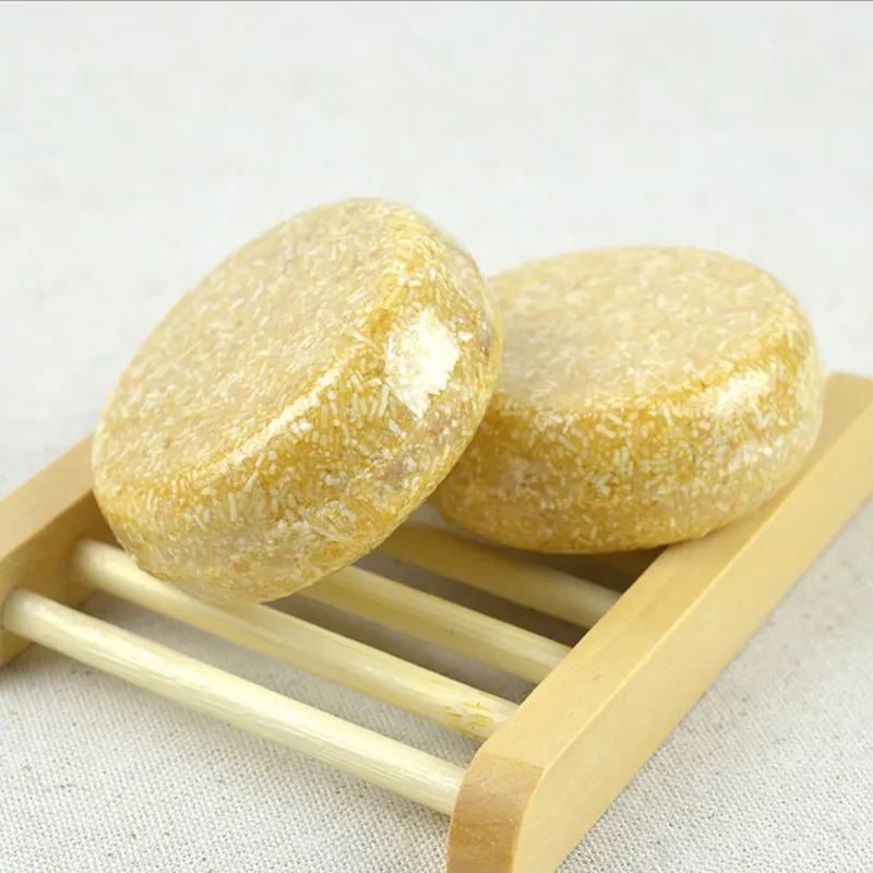 Natural Handmade Shampoo Soap Bar Nourishing Repair Damaged Hair Anti-Dandruff Off Hair Care Tool