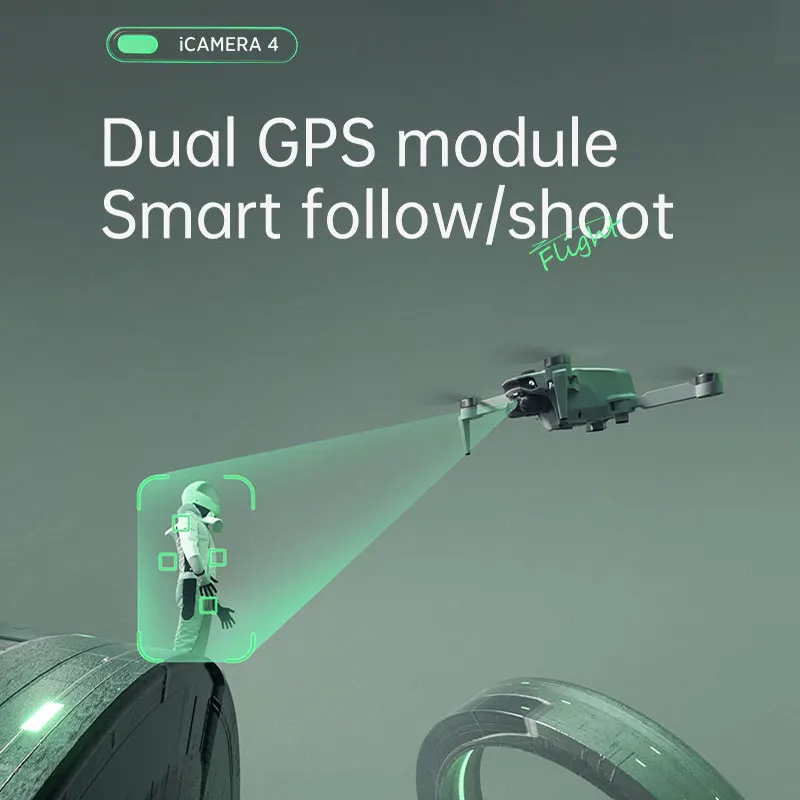 ZWN I4 PRO GPS Мини-Дрон 4k Профессиональный с 3-осевым шарниром FPV HD камера бесщеточный